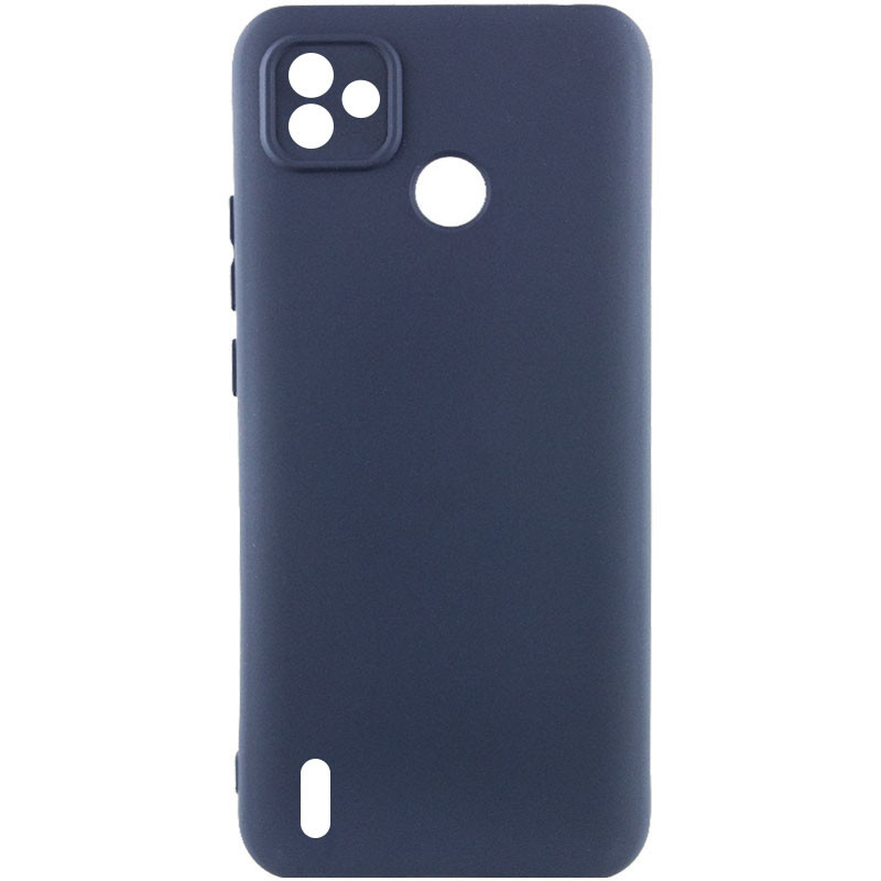 Silicone Cover Full without Logo (A) для Tecno Pop 5 (Dark blue)-0
